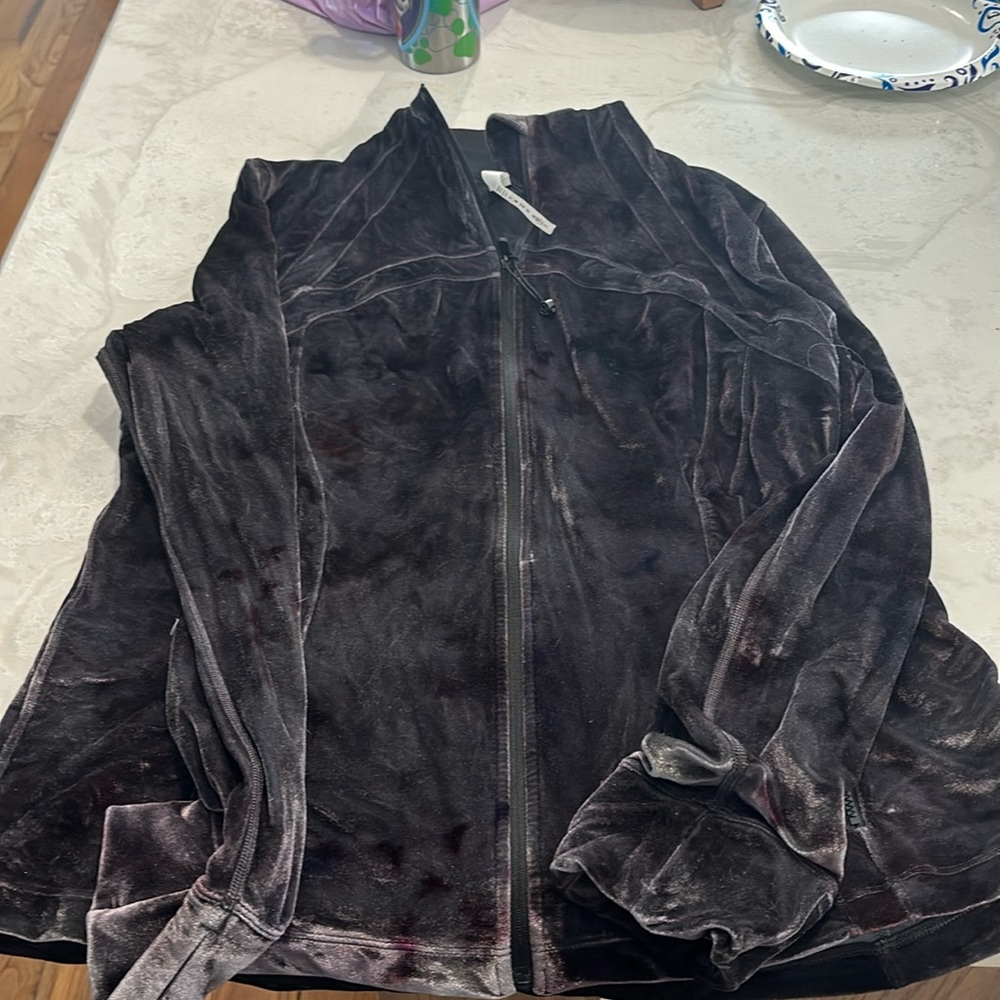 New without tags velvet lululemon zip up